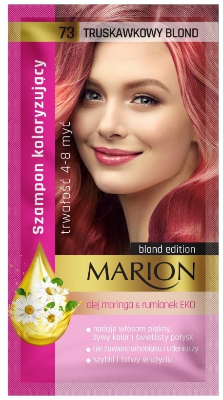 Marion SZAMPON KOLORYZUJĄCY TRUSKAWKOWY BLOND 40ML