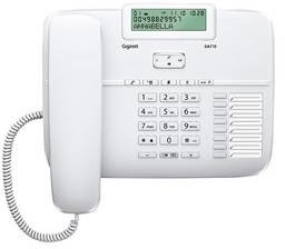 Siemens Telefon domowy Gigaset model Gigaset DA710 biały S30350-S213-R602) Biały