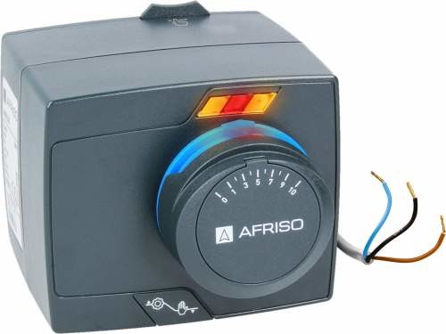 Afriso ARM 703 PROCLICK SIŁOWNIK ELEKTRYCZNY DO STEROWANIA ZAWORAMI OBROTOWYMI (2-pkt; 12 s; 6 NM; 230 V AC) 1470310