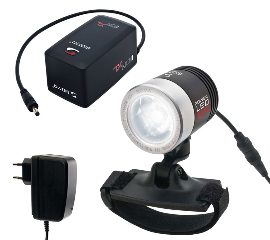Sigma Lampka PowerLed Evo Pro K Set czarny 16913