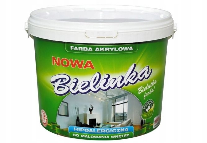 Nowa Bielinka Farba Akrylowa Do Ścian Sufitów 10l