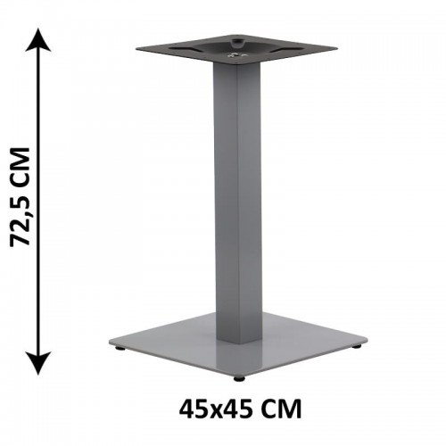 Stema SH Podstawa stolika SH-5002-5/A, 45x45 cm (stelaż stolika), kolor alu SH5002-5A/45/72/58