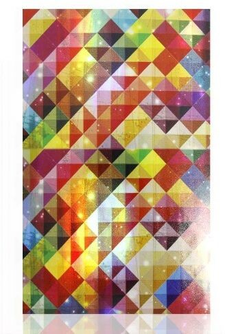 Allepaznokcie Naklejka do paznokci Laser effect samoprzylepna arkusz 8 cm x 5 cm Nr 222