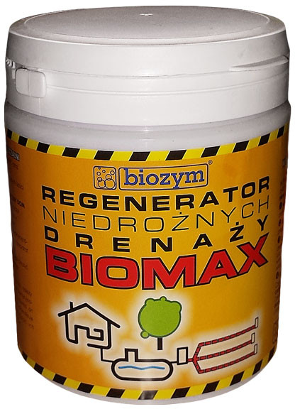 Biomax regenerator niedrożneg drenażu oczyszczalni