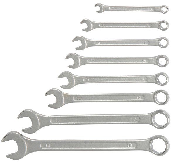 Zestaw kluczy płaskooczkowych 8 szt. MT142