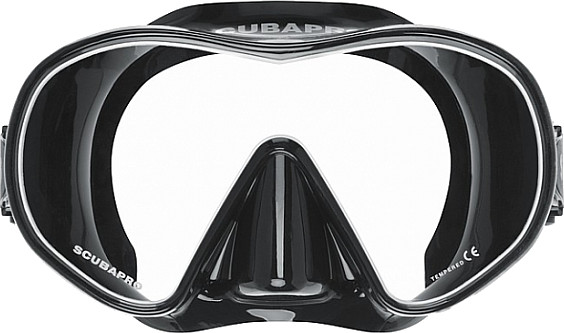 Scubapro Mask Solo - Sil. Black - Black/White