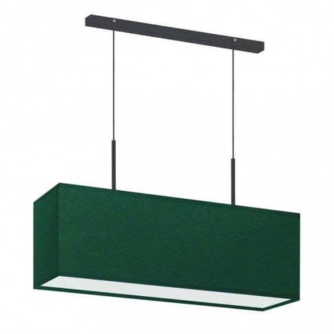 Skandynawska lampa wisząca na czarnym stelażu - A9-E54