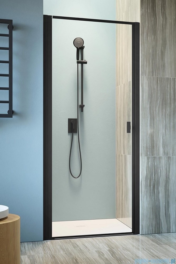 Radaway Nes Black Dwj I Frame Drzwi wnękowe 80cm lewe 10026080-54-56L |