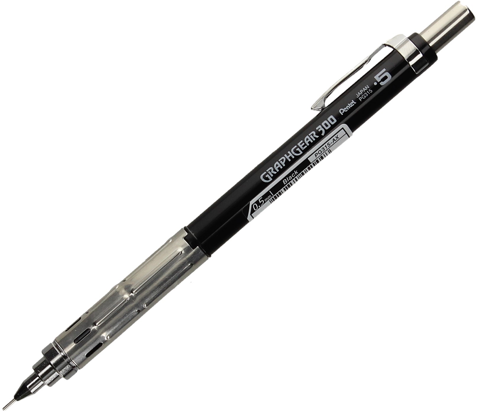 Pentel Ołówek automatyczny 0.5mm czarny Graphgear 300