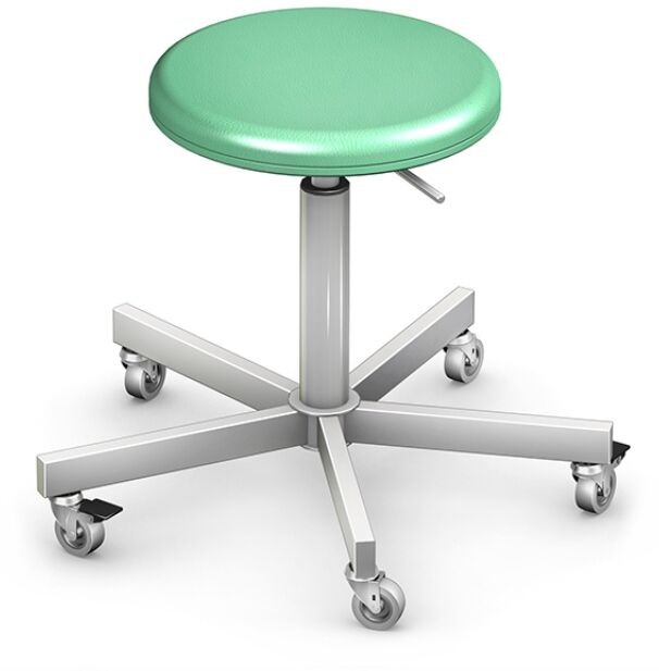Ztm Tech-med TB02/RM taboret lekarski ze stali kwasoodpornej na kółkach regulowany TB-02 (TB-02-000-RM-T_)