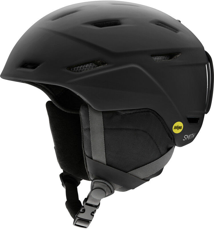 Smith Mission Mips Helmet, matte black L 59-63cm 2020 Kaski narciarskie E006979KS5963