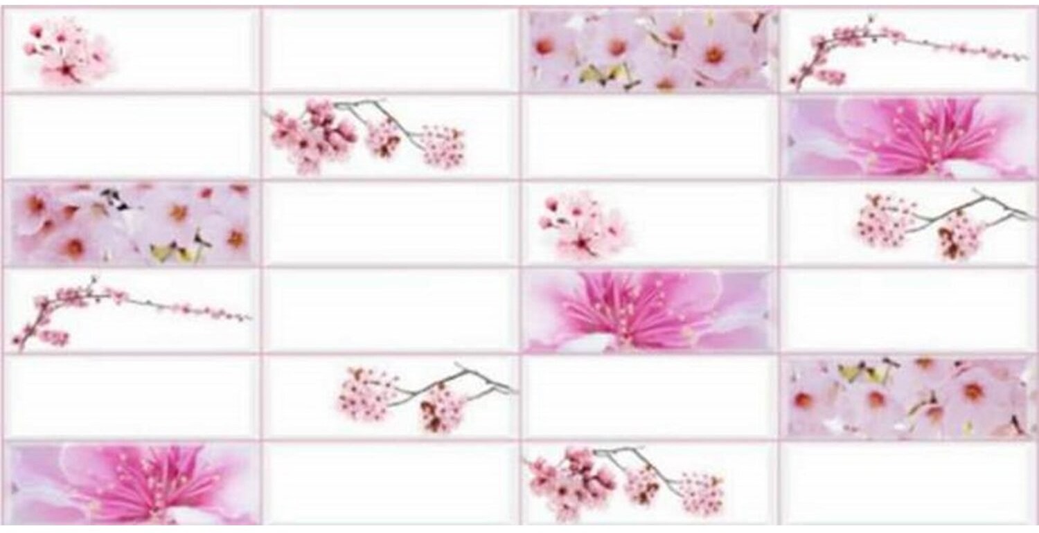 Polami Kafel dekoracyjny PVC Sakura 48x96 cm