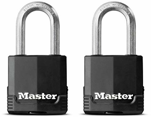 Master Lock Excell Weather Tough 48 MM Padlock Keyed Alike X 2