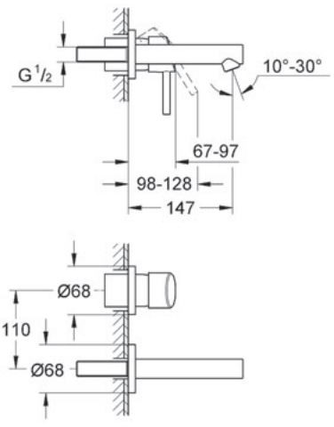 Grohe Concetto podtynkowa chrom 19575001