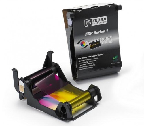 ZEBRA Kolorowa taśma barwiąca do drukarki Zebra ZXP1
