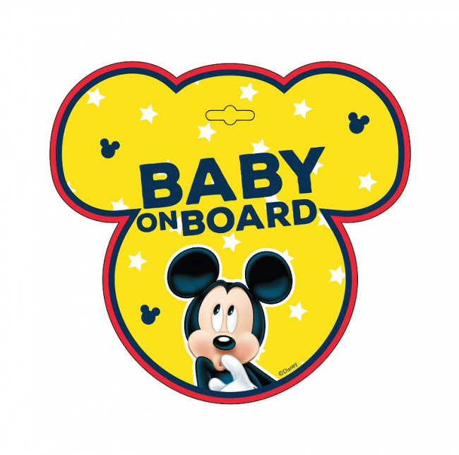 Seven Polska Tabliczka baby on board minnie AMI-S9613