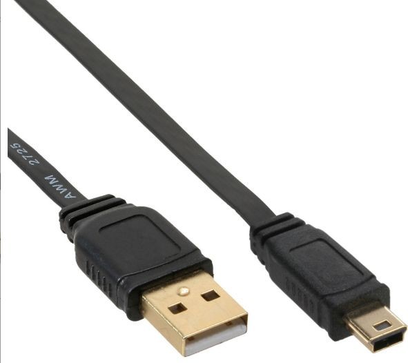 InLine Kabel USB USB A Mini USB A 0.3m czarny 31803F 31803F