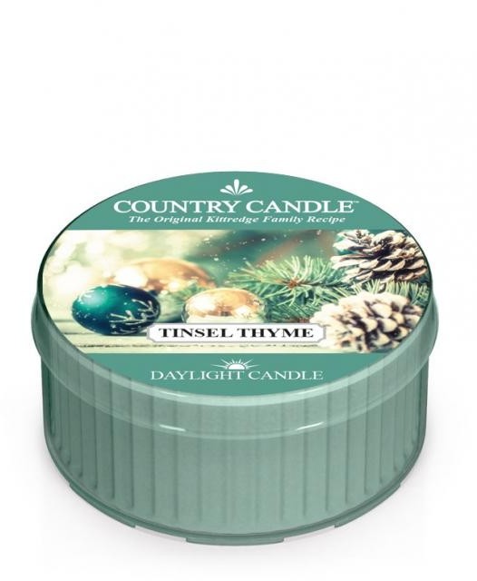 Kringle Candle COUNTRY CANDLE ŚWIECA TINSEL THYME 35G