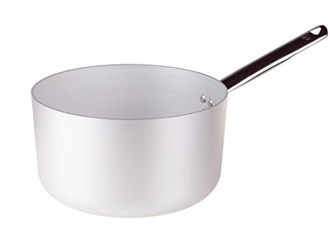 Pentole Agnelli agnelli wysoka rondel z aluminium, z uchwytem ze stali nierdzewnej  srebrny ALMA10518