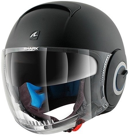 Shark Nano Blank Mat motocyklowy kask otwarty, XS (53/54), matowy czarny 360_9080