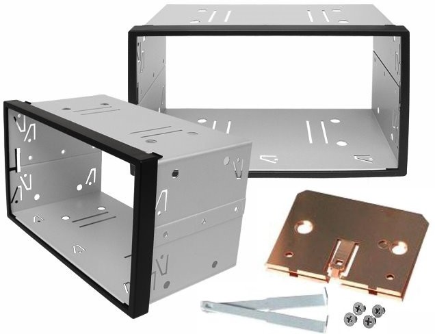 Półkieszeń uniwersalna 2DIN Zestaw Kieszeń Ramka