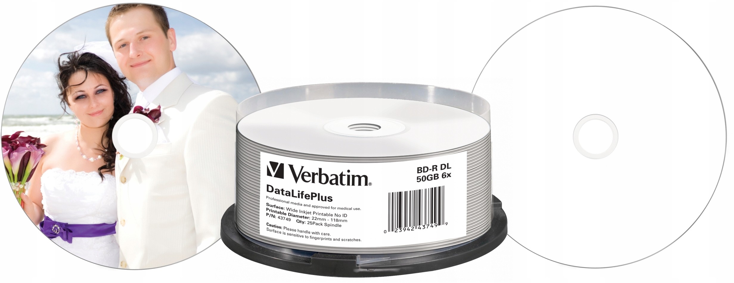 Verbatim Blu-Ray 50GB MediDisc Printable Slim 1szt