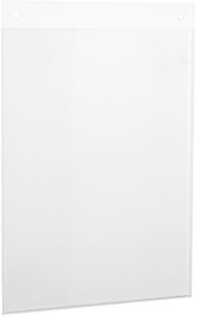 VITAdisplays Format DIN A5 / uchwyt na tabliczkę z ceną/tabliczka na drzwi/tablica informacyjna w formacie pionowym z oryginalnego PLEXIGLAS NE-370H