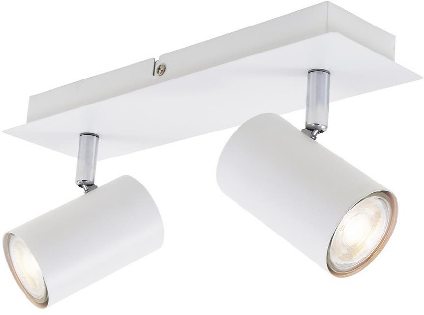 Briloner 2857-026 - Reflektor SPOT 2xGU10/40W/230V biały