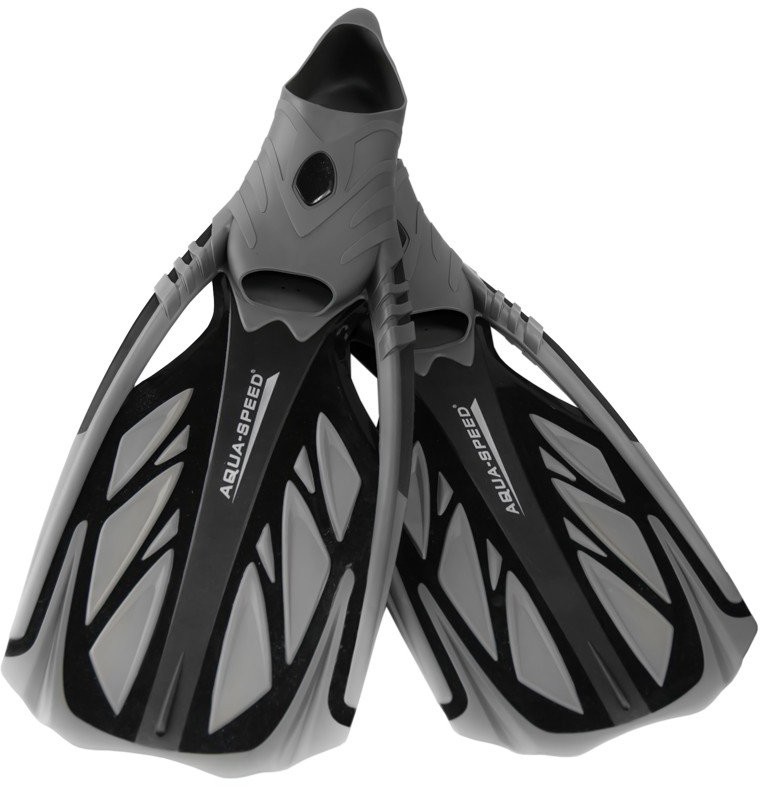 Aqua Speed Płetwy do snorkelingu, Inox, czarno-szare, rozmiar 40/41