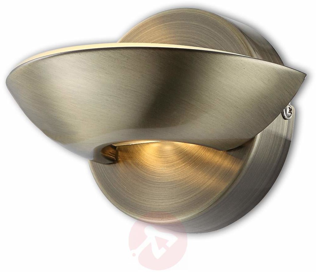 Globo Lighting Kinkiet LAMPA ścienna SAMMY 76002 metalowa OPRAWA LED 7,5W brąz antyczny