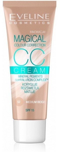 Eveline Cosmetics Fluid Magical CC Cream nr 52 Średni Beż 30ml