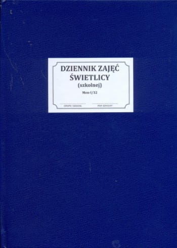 Firma krajewski Dziennik zajęć świetlicy szkolnej [Men-I/32] Men-I/32