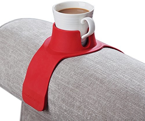 Hit Products CouchCoaster fantastyczny uchwyt na napoje, mocowany do sofy CCRED