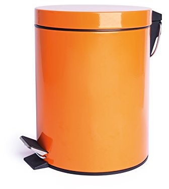 Kosz na śmieci 5 L Pomarańczowy 48128