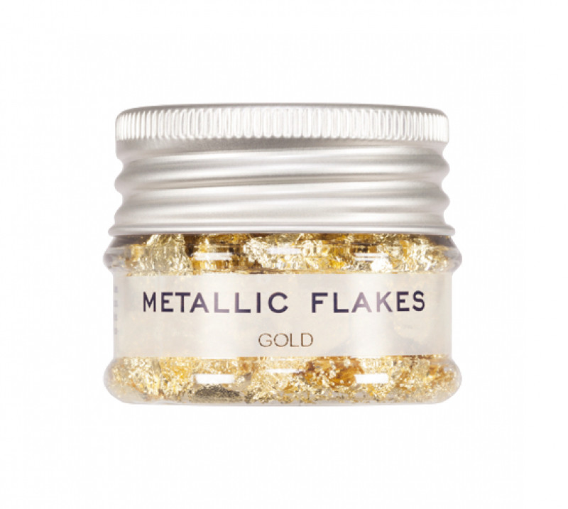 KRYOLAN METALLIC FLAKES - Metaliczna folia w płatkach - ART. 03075/00 - GOLD KRYFFPL-WPL-02