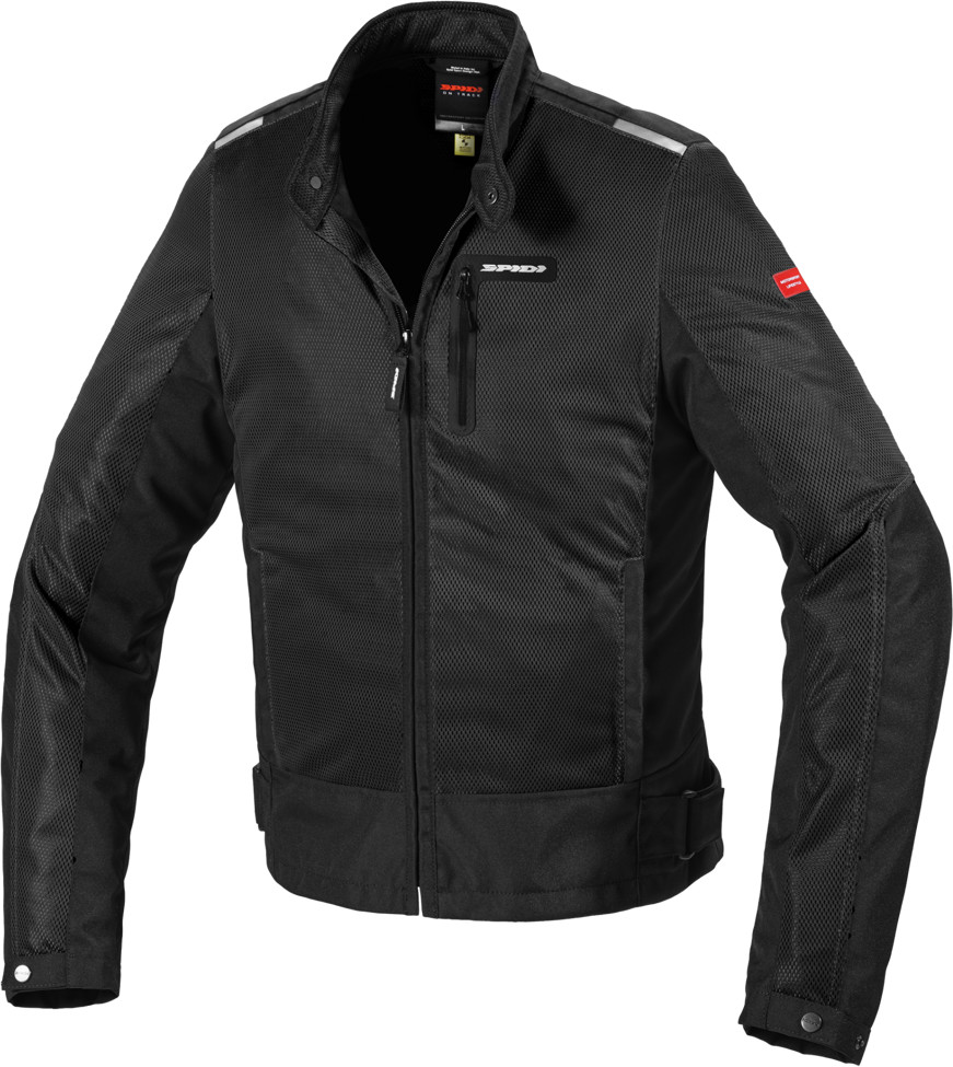 SPIDI T230 026 Solar Net Letnia tekstylna kurtka motocyklowa czarna : Rozmiar - XL SD-T230-026-XL