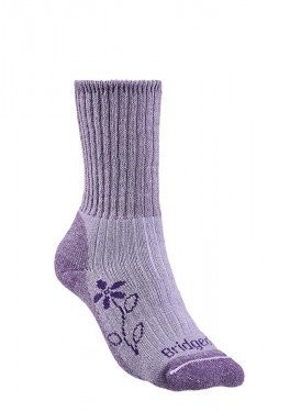 Bridgedale Skarpety damskie HIKE MID MERINO C kolor fioletowy