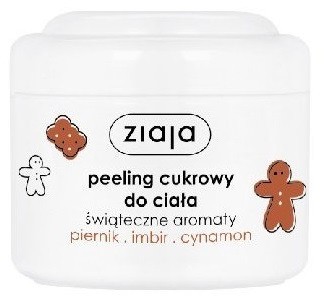 Ziaja Świąteczne aromaty Peeling cukrowy do ciała Piernik imbir cynamon 200ml 1234590401