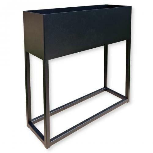 S&w Design Nowoczesna donica metalowa LOFT kwietnik stojący 60cm KS-60