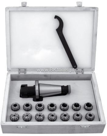 Zm kolno Oprawka zaciskowa ISO40, ER25 Komplet ZM KOLNO 176160109