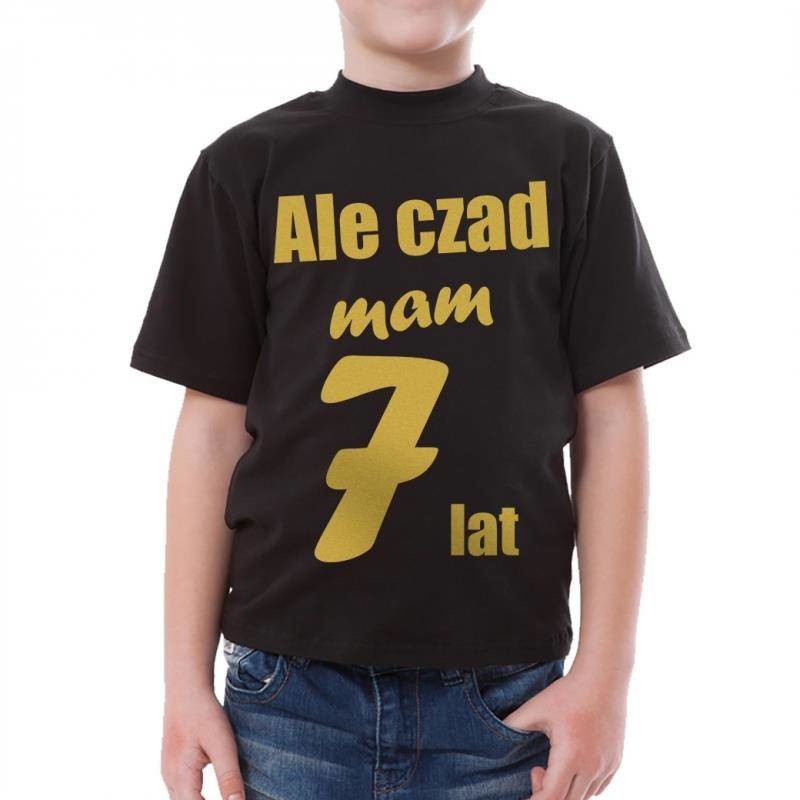 Poczpol Ale czad mam siedem lat - złoty nadruk PRZPOC-5-2889