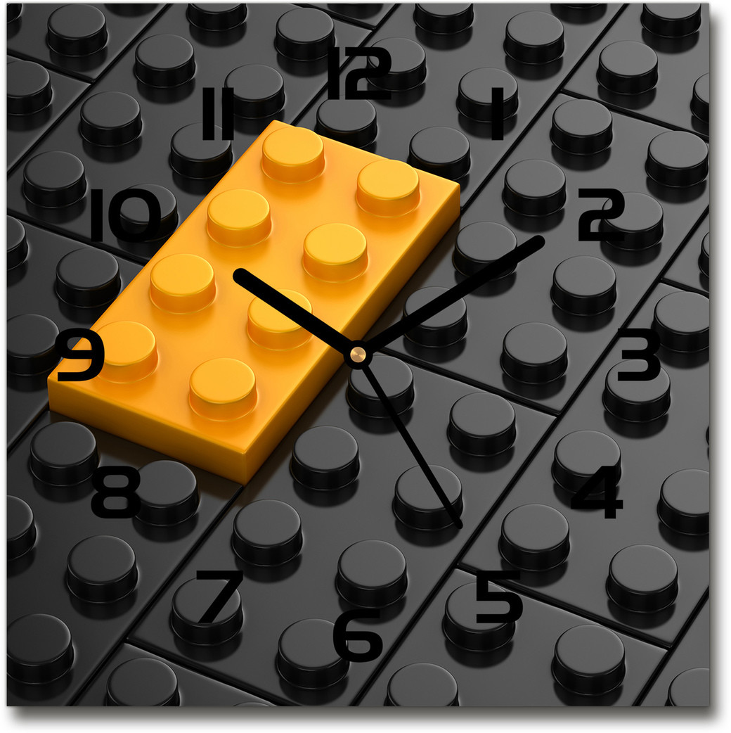 Lego Zegar szklany kwadratowy Klocki