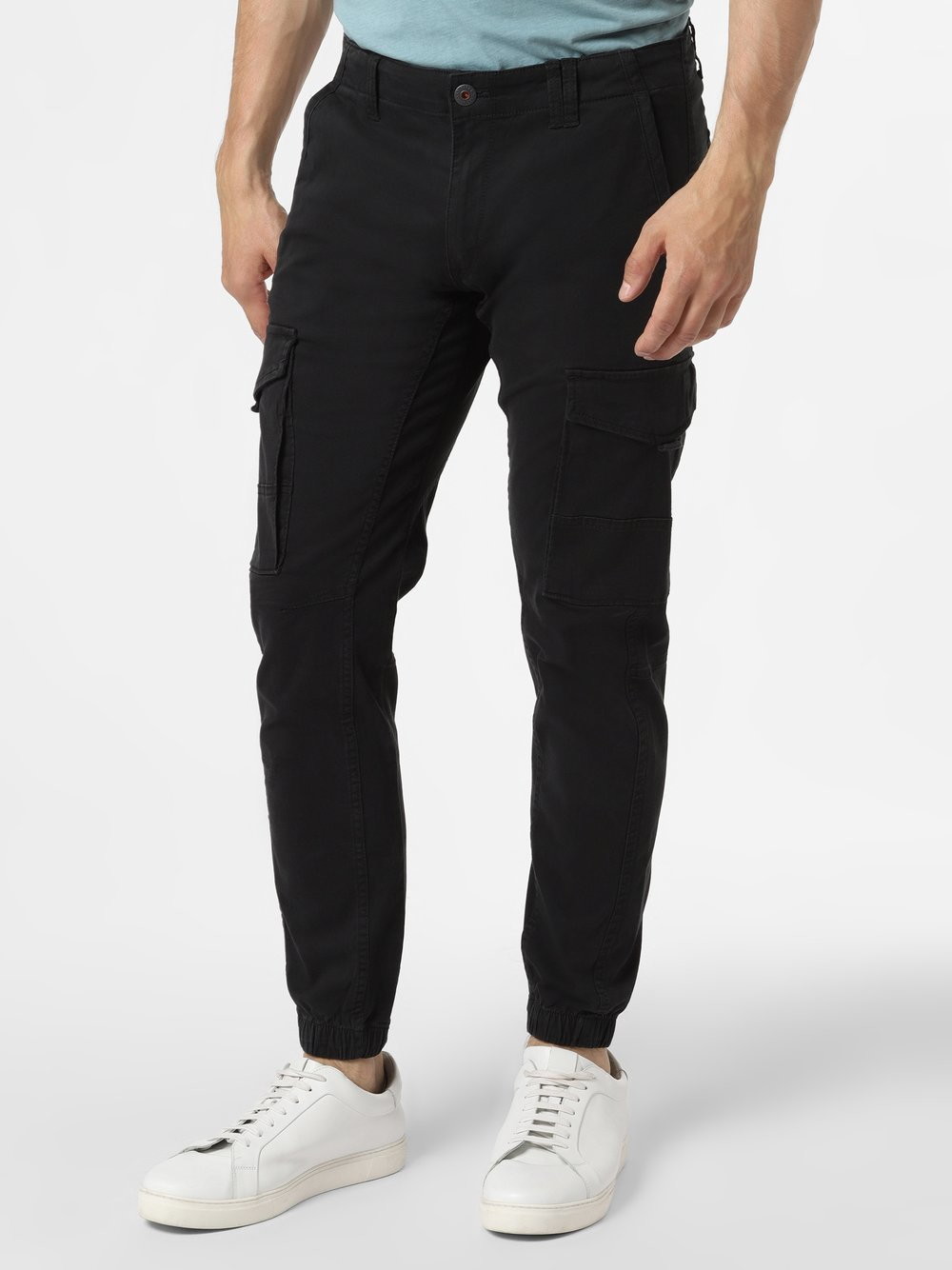 Jack & Jones Spodnie męskie JJIPaul, czarny