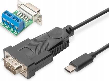 Digitus Adapter Konwerter Przejściówka Usb-c RS485