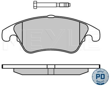 Wulf Gaertner Autoparts Zestaw klocków hamulcowych, hamulce tarczowe Wulf Gaertner Autoparts 025 243 1019/PD
