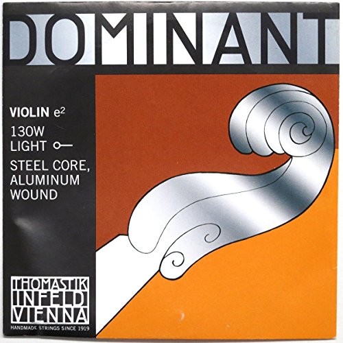 Dominant Strings thomastik struny 130 W 4/4 skrzypce miękka piłka aluminiowa Wound strun (E) do 130W