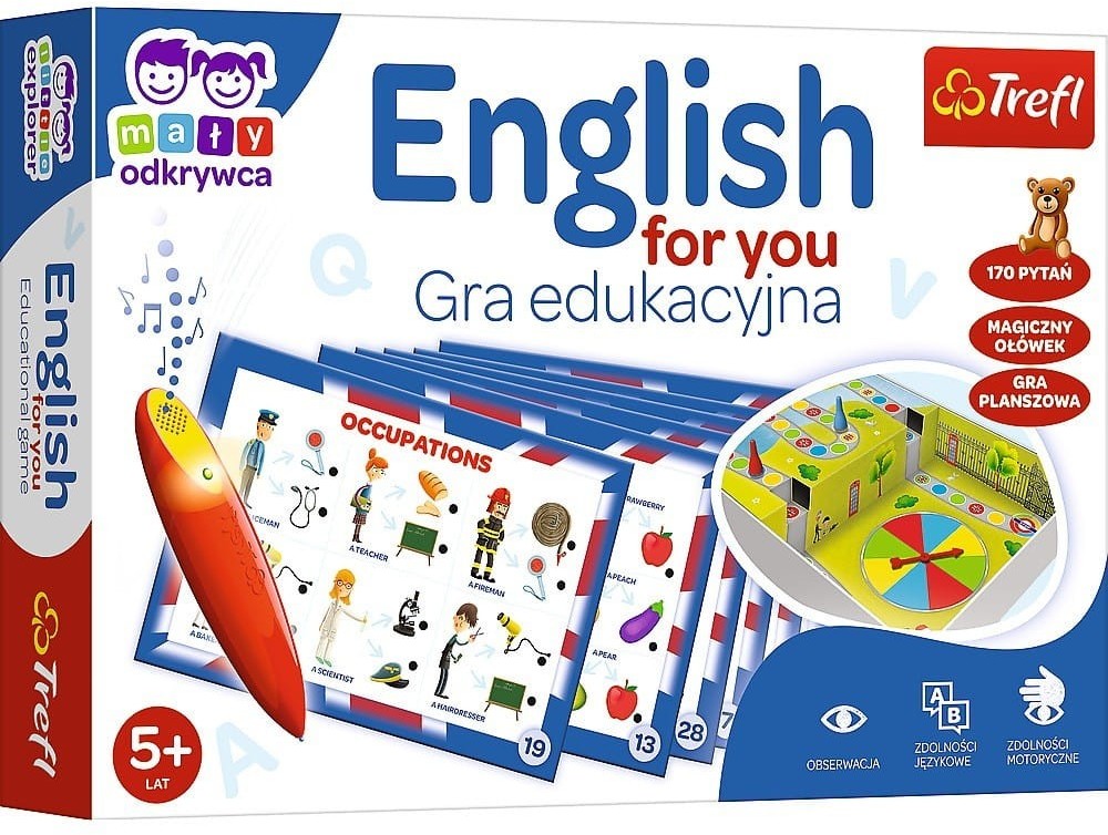 Trefl English For You Mały Odkrywca i Magiczny Ołówek