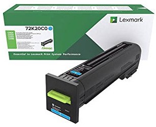 Фото - Чорнила й тонер Lexmark 72K20C0 toner niebieski, oryginalny 