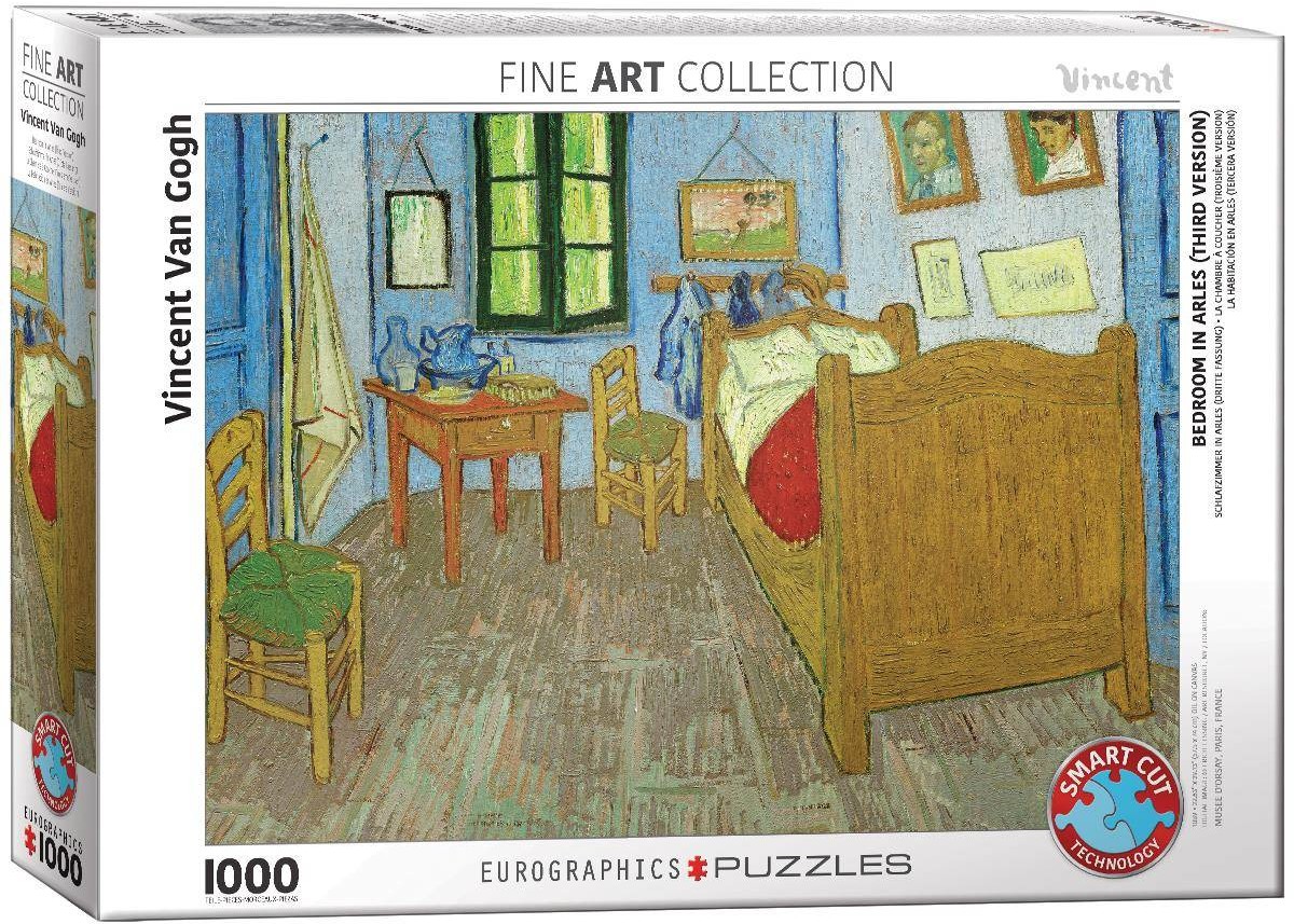 Eurographics Puzzle 1000 Bedroom in Arles by Van Gogh 6000-0838 -