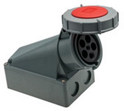 Pawbol Gniazdo siłowe stałe 63A 400V 5p IP67 B.1048